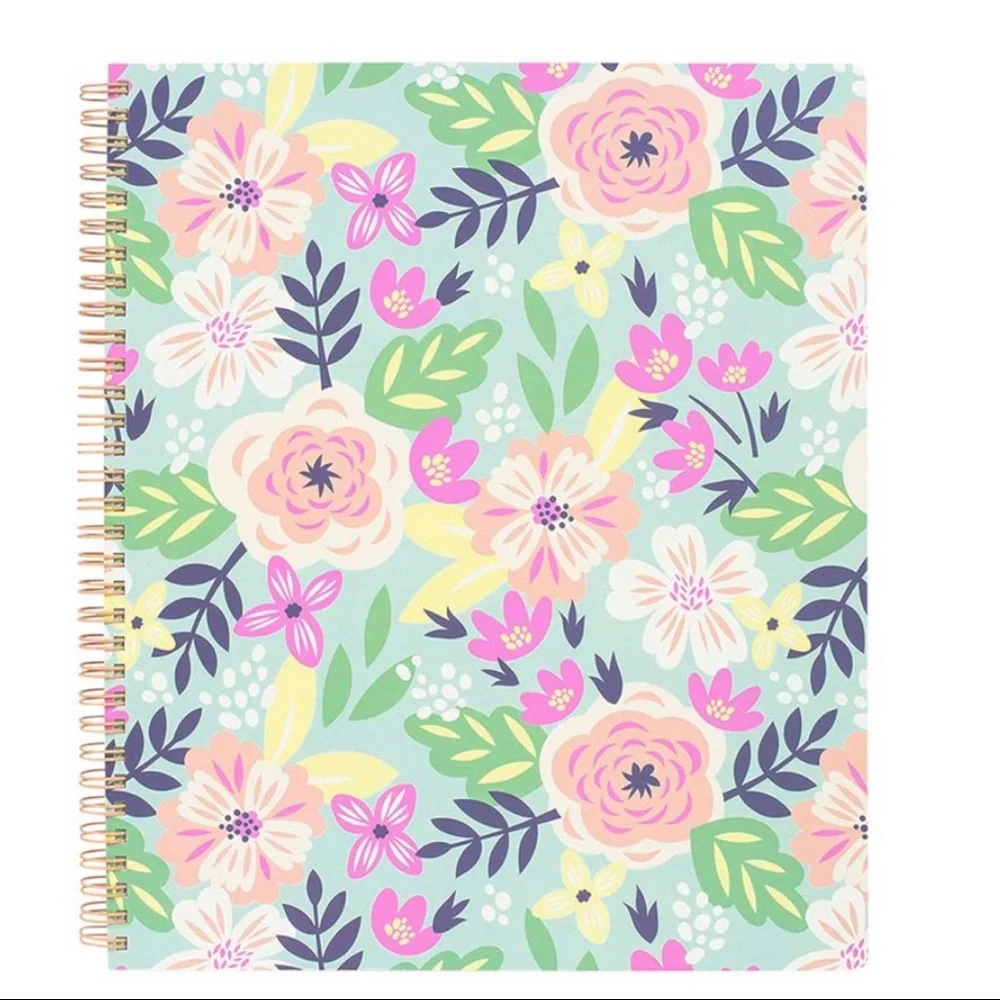 Steel Mill & Company Mini Notebook in Mint Floral